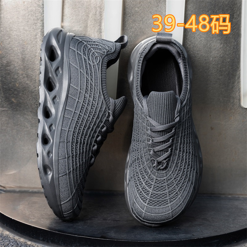 Wide Toe Box Running Sneakers - Sepatu Sneaker Kasual Pria Ukuran Besar