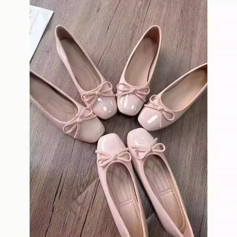 Heels - Sepatu Ballet Wanita Model Flat, Ujung
