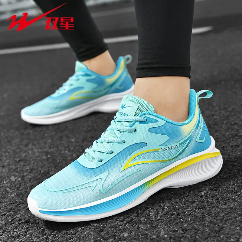 Shock Absorbing Gym Trainers - Sepatu Platform Tali Belakang untuk Santai