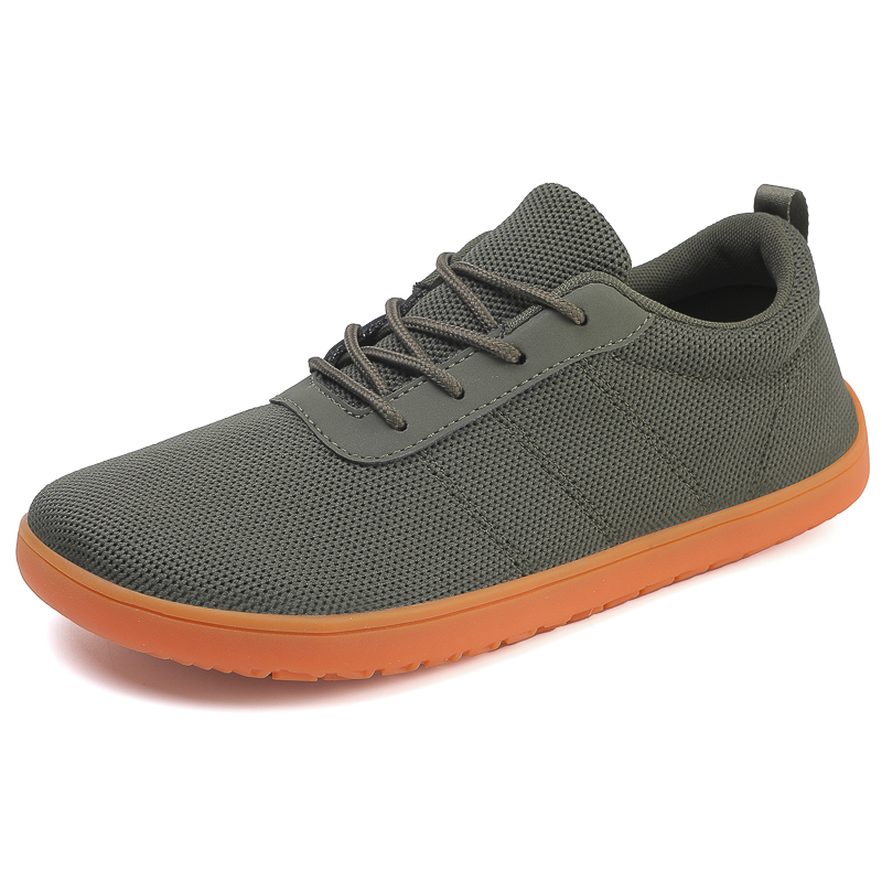 Wide Toe Box Running Sneakers - Sepatu Sneakers Minimalis untuk Pria, Sepatu