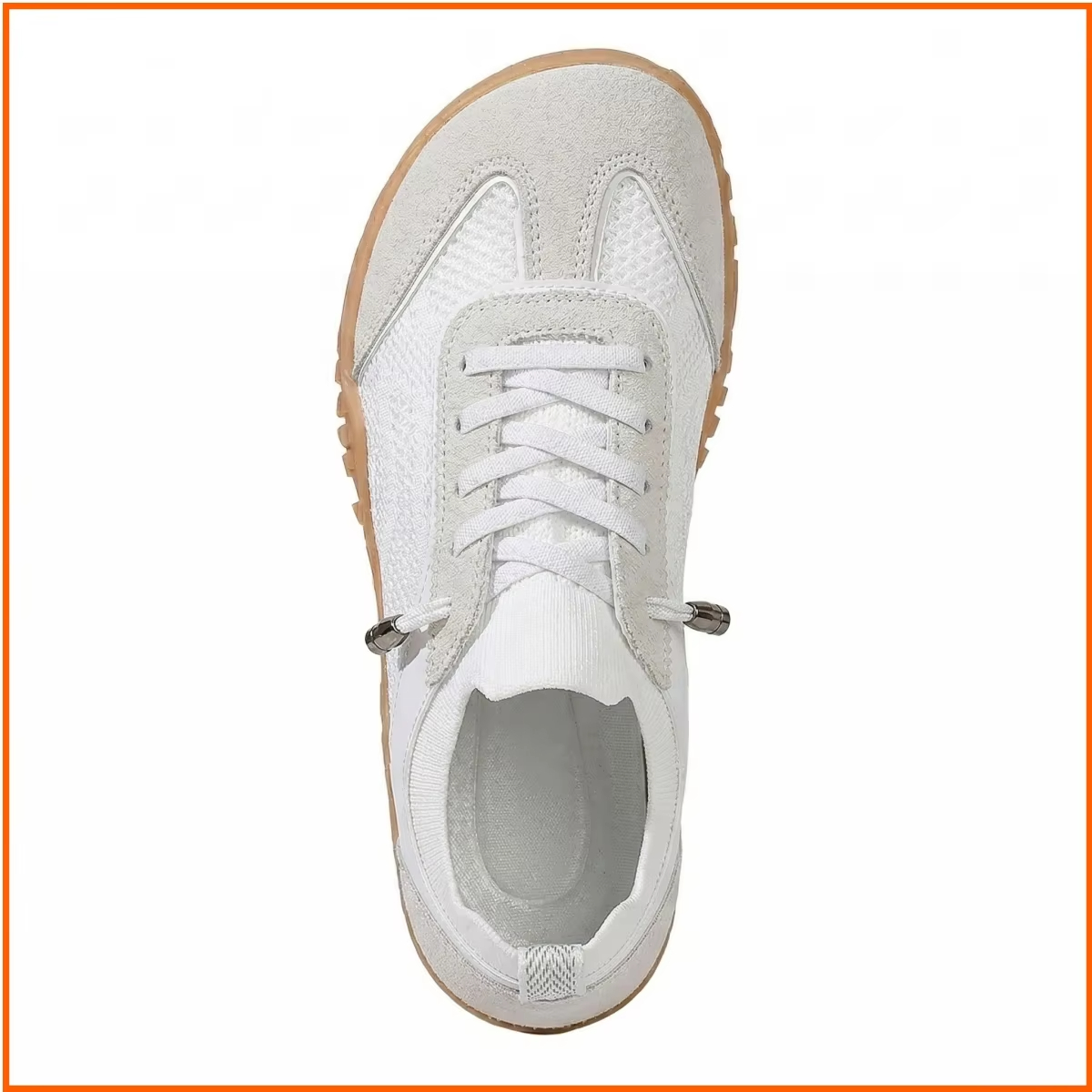 Wide Toe Box Running Sneakers - FANCYLEE Sepatu Barefoot Wanita Zero Drop
