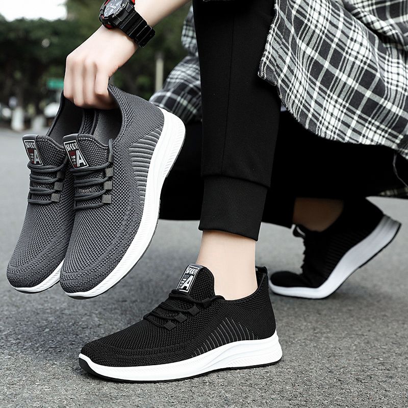 Breathable Mesh Athletic Shoes - Sepatu Atletik Pria Musim Panas 2026