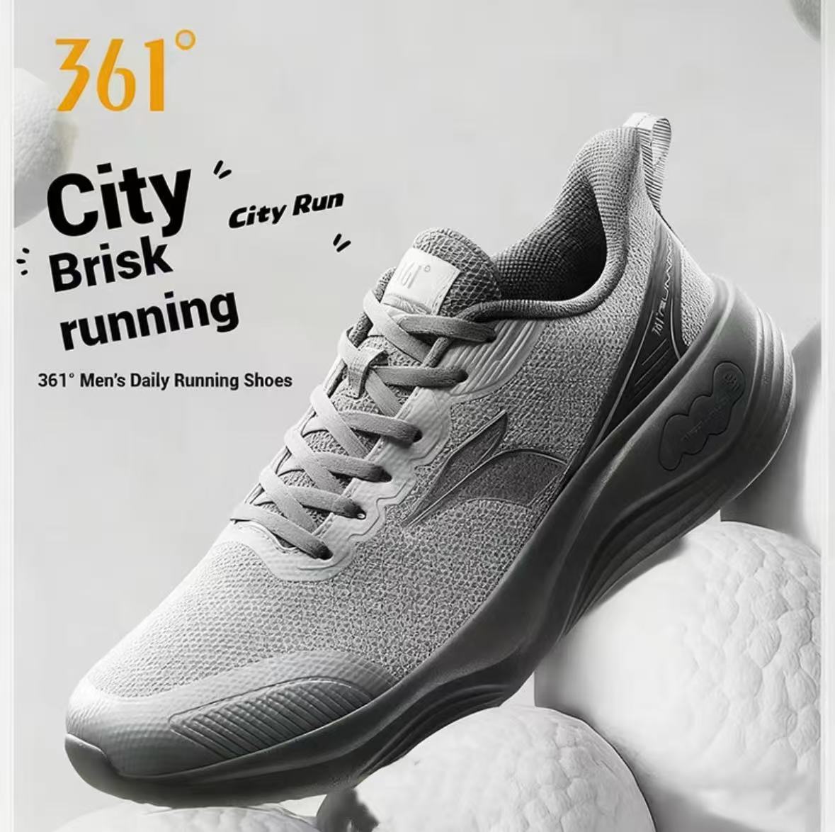Waterproof Goretex Running Shoes - Sepatu Lari Pria 361 Derajat Softflow