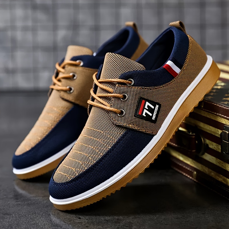 Sepatu Pria Trendy Modis Terba - Knit Fabric Lace Up Sneakers ulasan dan harga