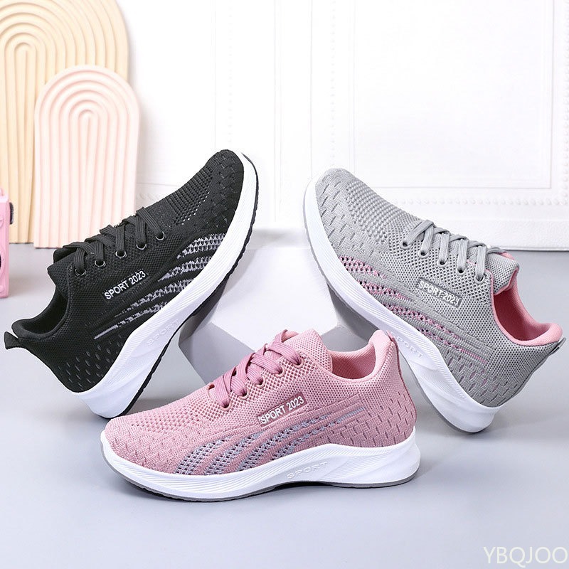 Sepatu Wanita Kasual Ringan Mo - Breathable Mesh Athletic Shoes ulasan dan harga