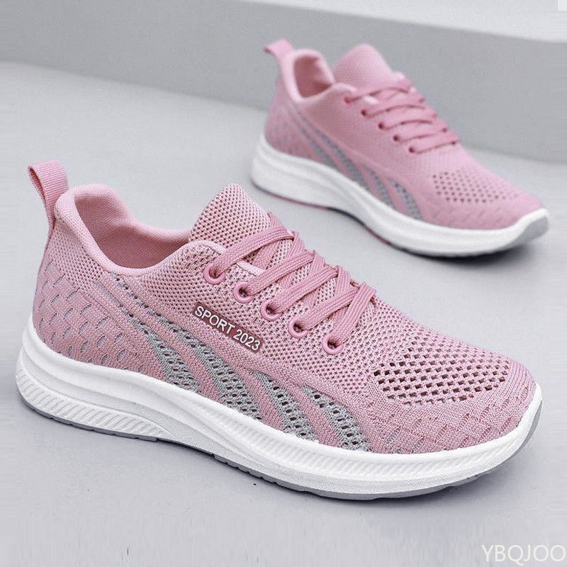 Sepatu Wanita Kasual Ringan Mo - Breathable Mesh Athletic Shoes ulasan dan harga