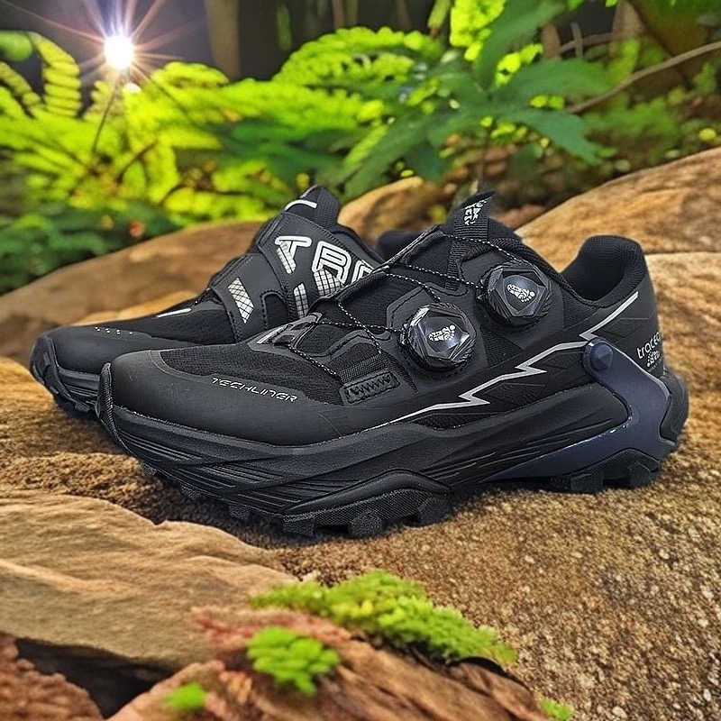 Sepatu Lari Profesional Pria W - Anti Slip Trail Running Sneakers ulasan dan harga