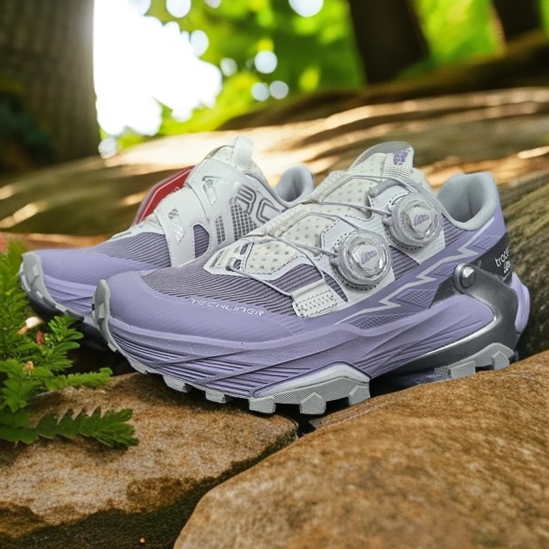 Sepatu Lari Profesional Pria W - Anti Slip Trail Running Sneakers ulasan dan harga
