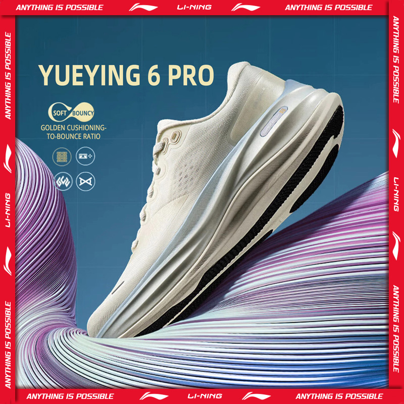 Li-Ning Sepatu Lari Wanita YUE - Reflective Night Running Shoes ulasan dan harga