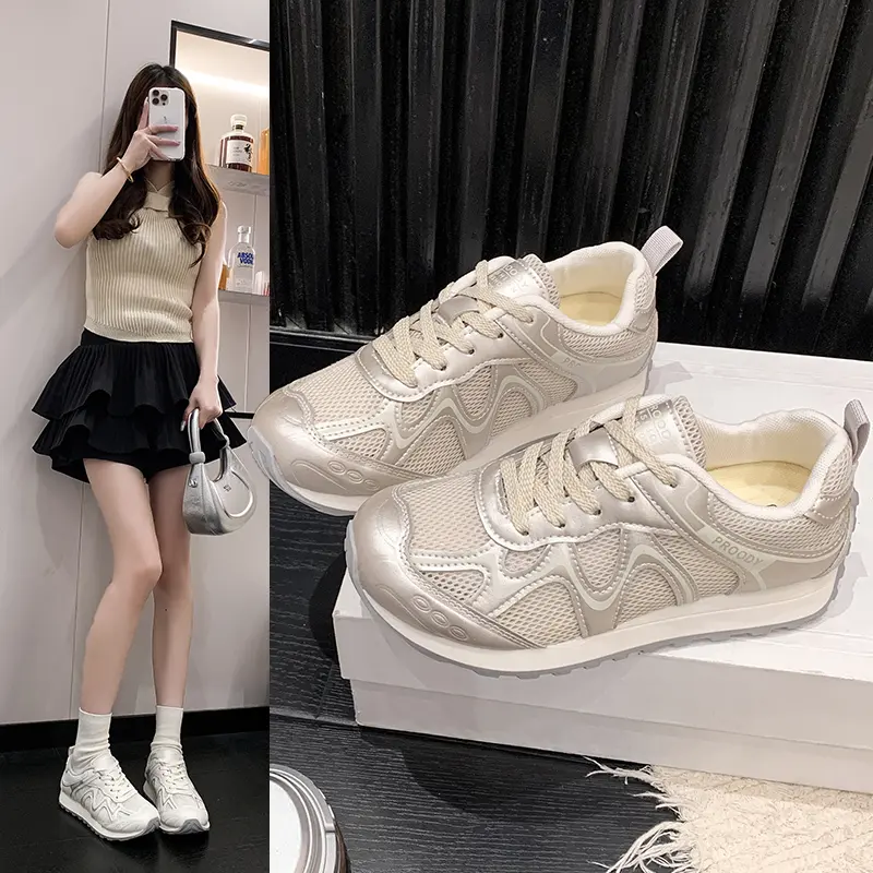 Sepatu Atletik Panel Jaring Be - Breathable Mesh Athletic Shoes ulasan dan harga