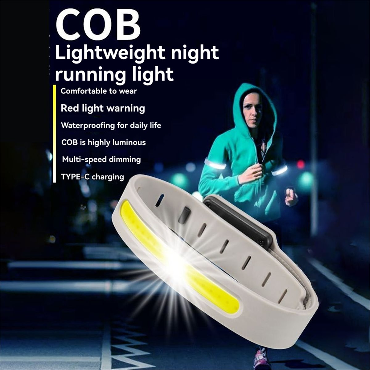 AD45 2PCS Lampu Lengan untuk L - Reflective Night Running Shoes ulasan dan harga