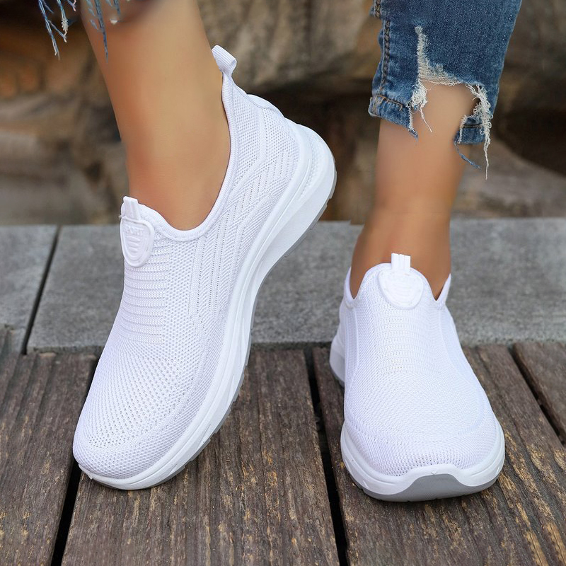 Sepatu Olahraga Kasual Wanita  - Breathable Mesh Athletic Shoes ulasan dan harga