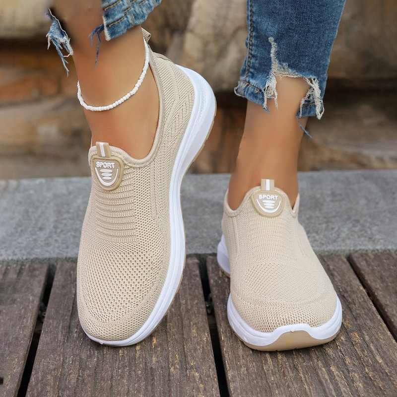 Sepatu Olahraga Kasual Wanita  - Breathable Mesh Athletic Shoes ulasan dan harga