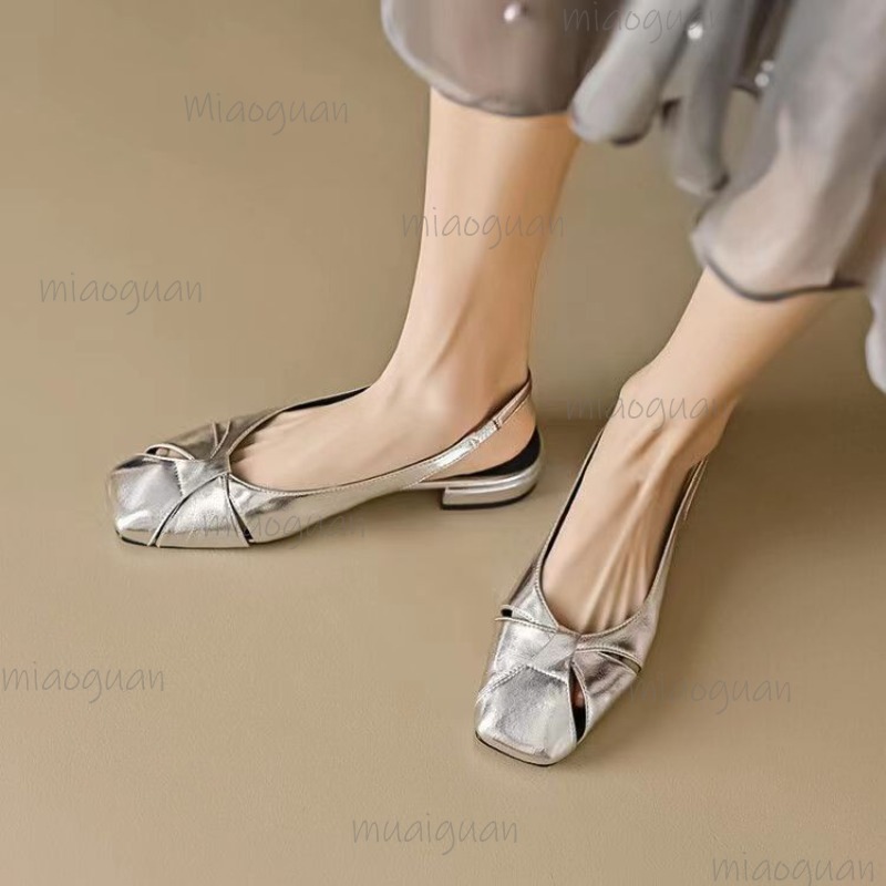 Sandal Wanita Hak Rendah Ujung - Sandals ulasan dan harga