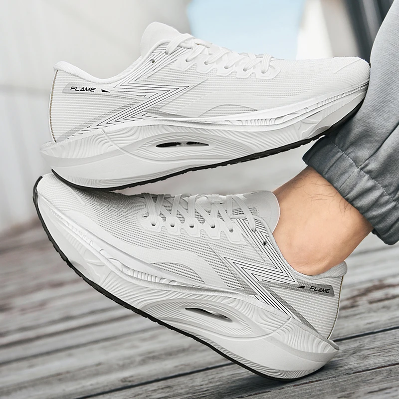 Sepatu Lari Papan Karbon Khusu - Breathable Mesh Athletic Shoes ulasan dan harga