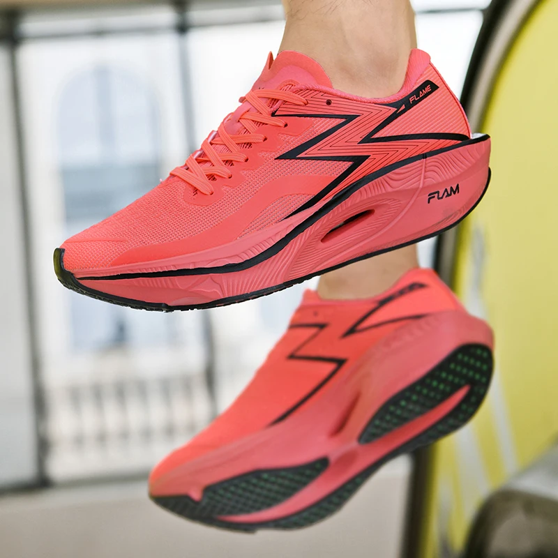 Sepatu Lari Papan Karbon Khusu - Breathable Mesh Athletic Shoes ulasan dan harga