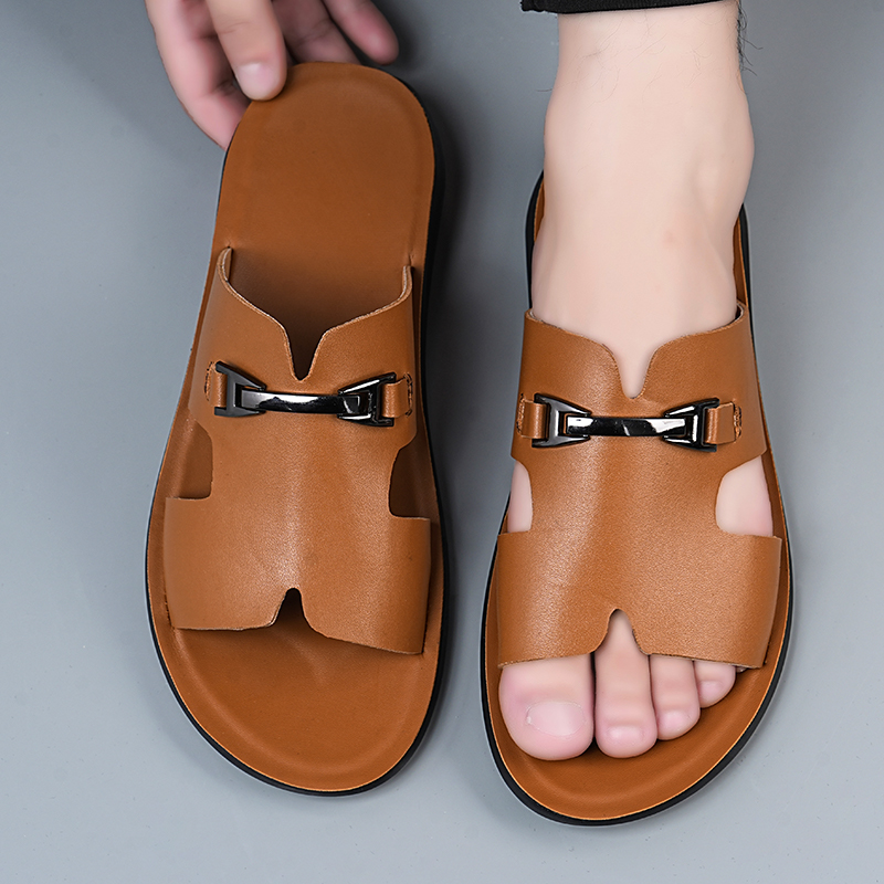 Sandal Pria Putih Mewah Sederh - Sandals ulasan dan harga