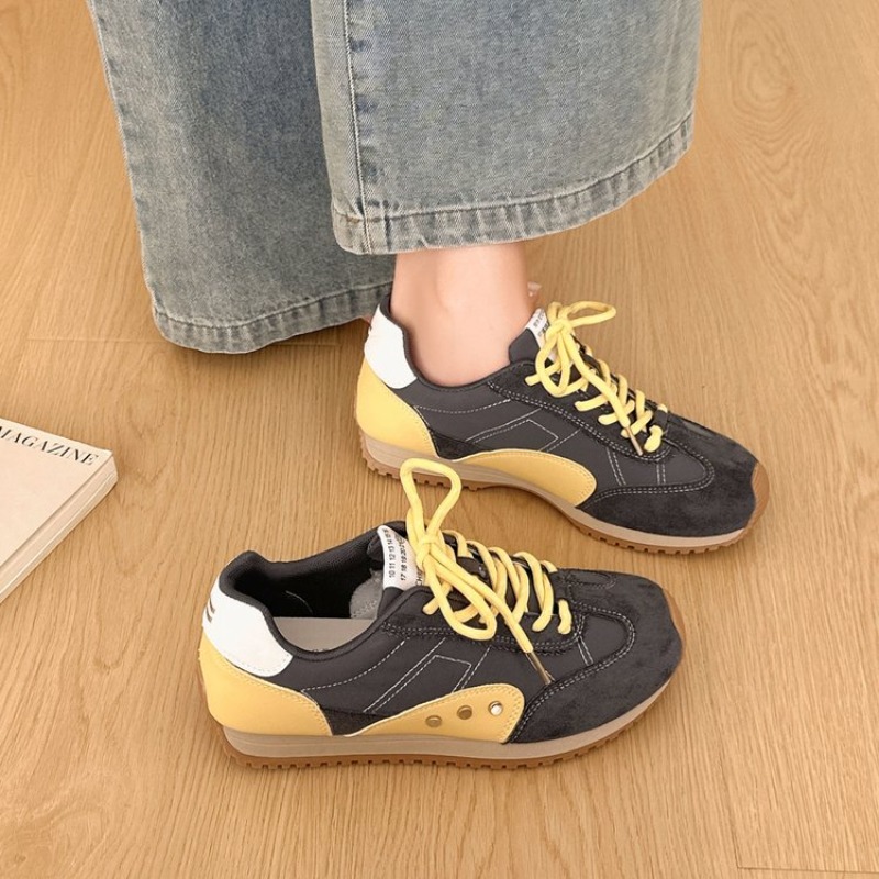 Sepatu kets blok warna retro s - Running Shoes ulasan dan harga