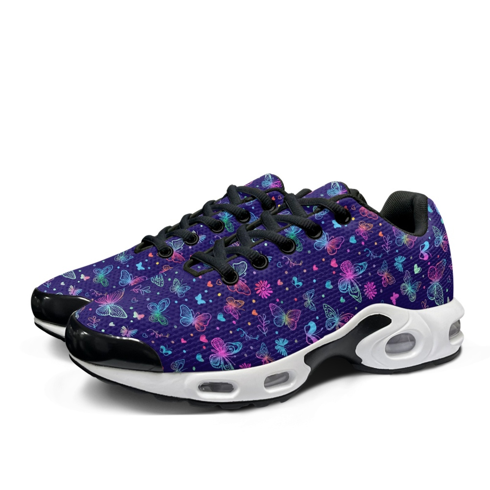 PENSTROLL Neon Butterfly Love  - Air Cushion Jogger Shoes Men ulasan dan harga