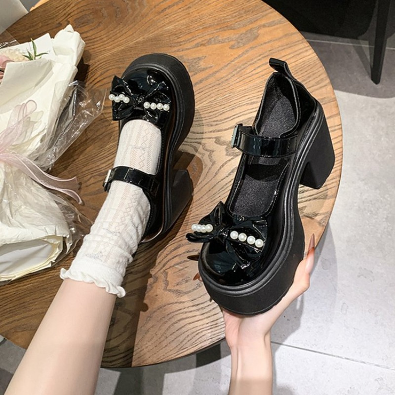 Sepatu Lolita 2026 Hitam Hak S - Boots ulasan dan harga