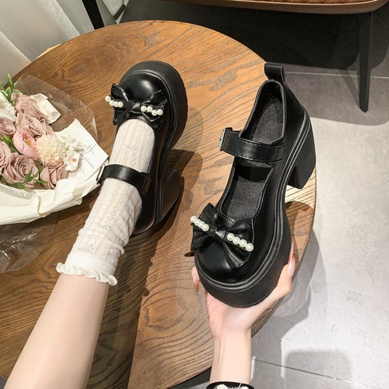Sepatu Lolita 2026 Hitam Hak S - Boots ulasan dan harga