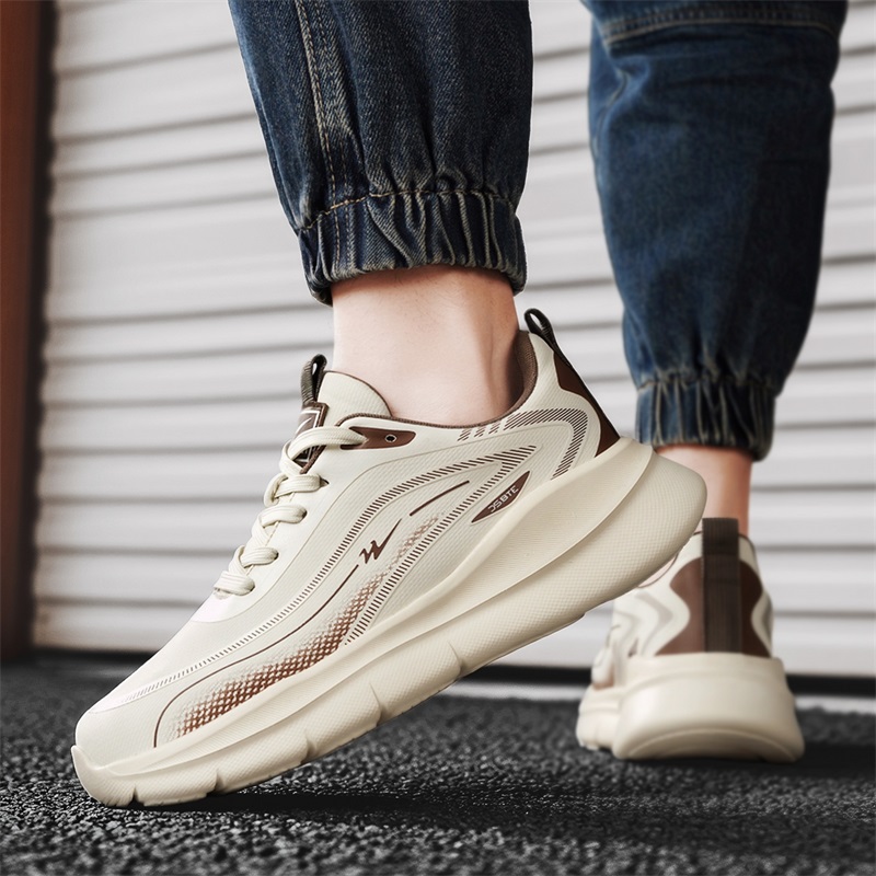 Sepatu Sneakers Pria Double St - Wide Toe Box Running Sneakers ulasan dan harga