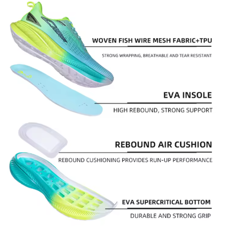 CIERSES Jindouyun Sepatu Lari  - Carbon Plate Marathon Racing Shoes ulasan dan harga
